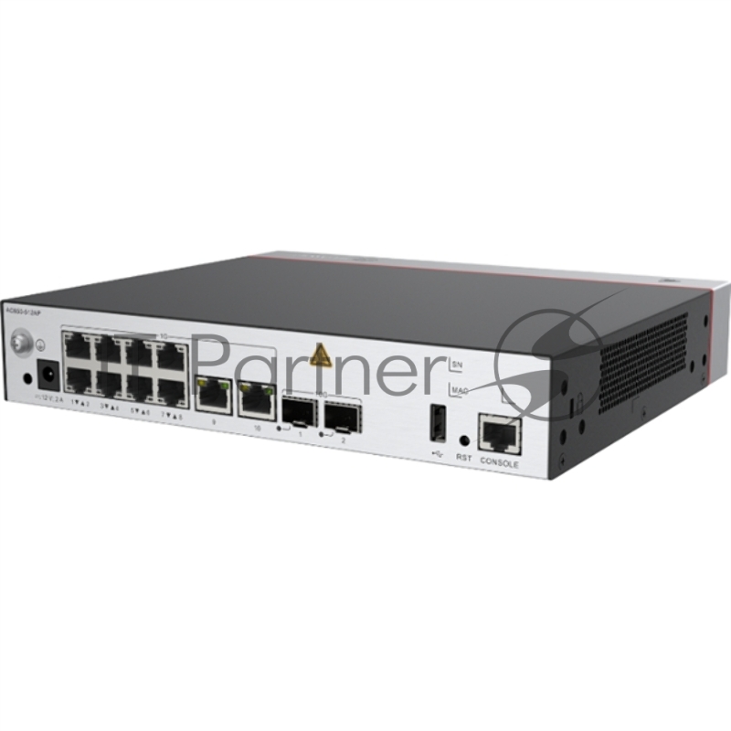 Контроллер точки доступа Huawei Access Controller AC650-512AP, 10*GE electrical ports,2*10GE optical ports, with the AC/DC adapter
