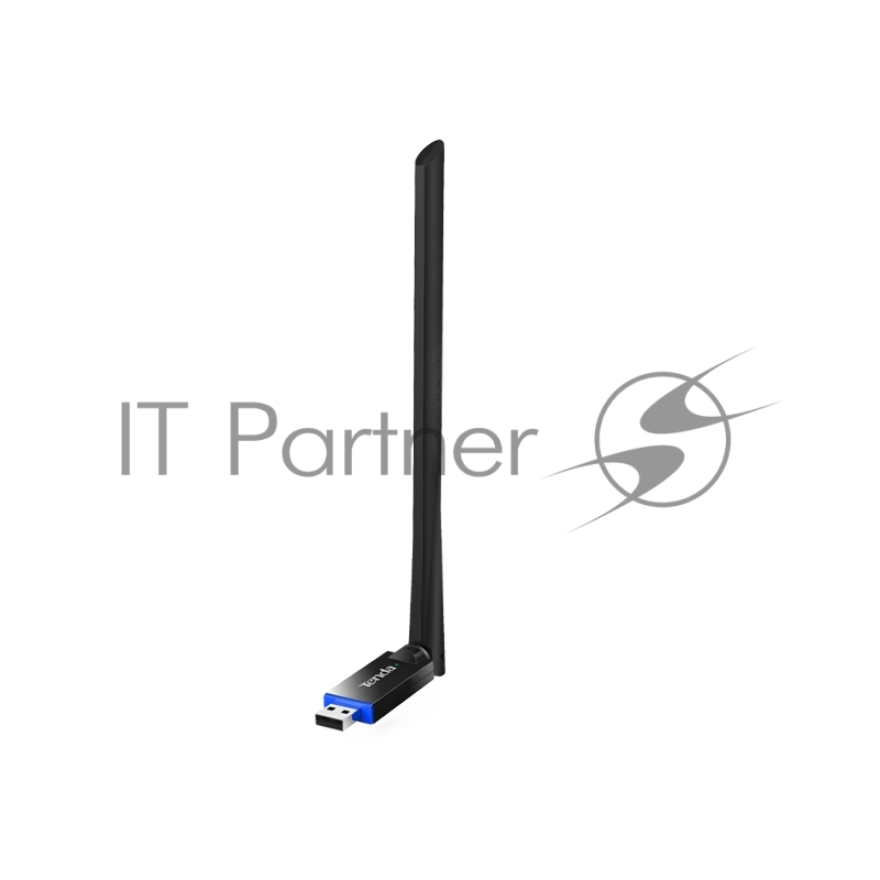Двухдиапазонный Wi-Fi адаптер Tenda U11 Pro 2,4/5 ГГц, до 900 Мбит/с, передатчик 20 dBm, подключение USB 2.0, 1х6dBi