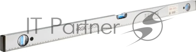 Уровень RGK U3150 пузырьковый 3глаз. магнит. серебристый/черный (752114)