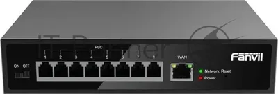 Коммутатор Fanvil PN8, 8×100 Мбит/с 2-Wire PoE + 1×100 Мбит/с Uplink, неуправляемый