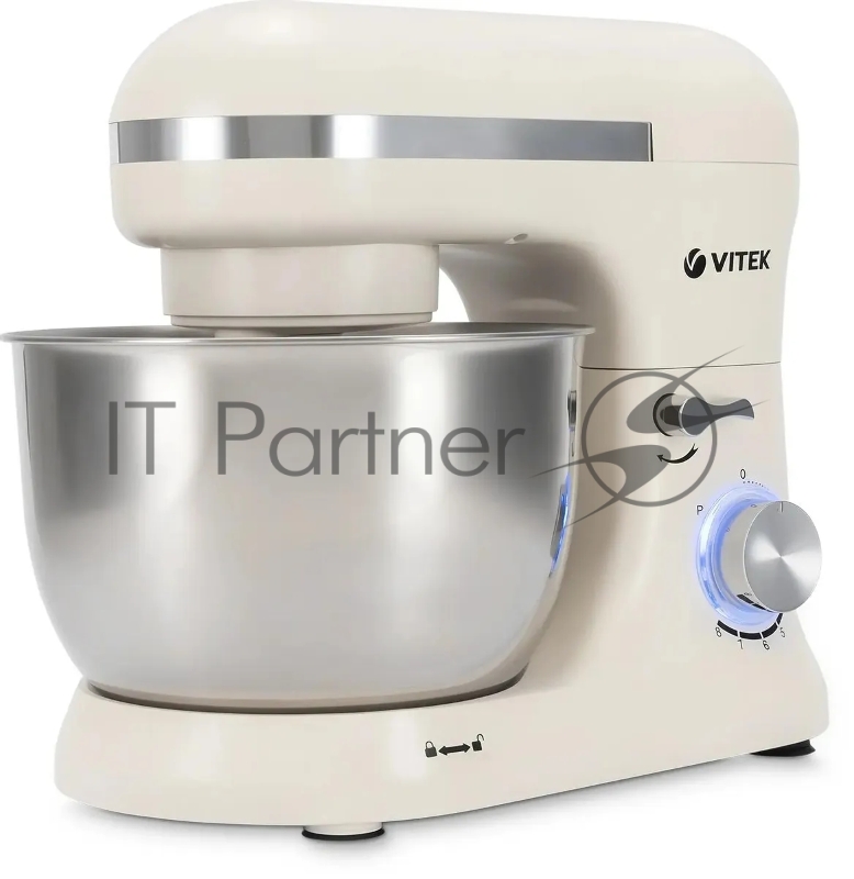 Миксер планетарный Vitek VT-PM0110 1500 Вт, кремовый