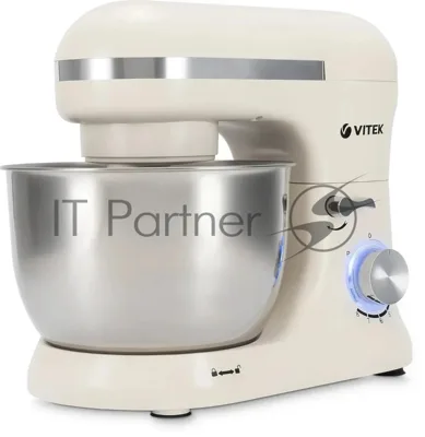 Миксер планетарный Vitek VT-PM0110 1500 Вт, кремовый