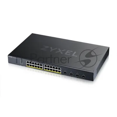 Коммутатор Smart L3 Lite PoE+ Zyxel NebulaFlex XGS1935-28HP, rack 19", 24xGE PoE+, 4xSFP+, бюджет PoE 375 Вт