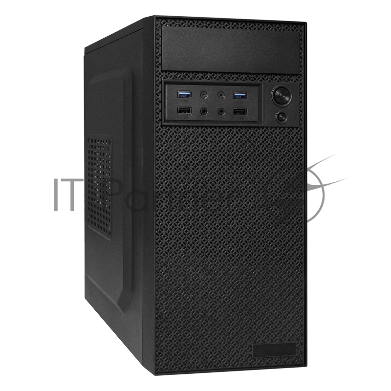 Компьютерный корпус Minitower ExeGate BAA-109U2-UNS350 (mATX, БП UNS350 с вент. 12см, 2*USB+2*USB 3.0, аудио, черный)