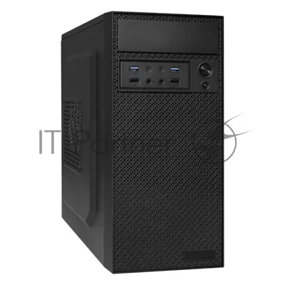 Компьютерный корпус Minitower ExeGate BAA-109U2-UNS350 (mATX, БП UNS350 с вент. 12см, 2*USB+2*USB 3.0, аудио, черный)
