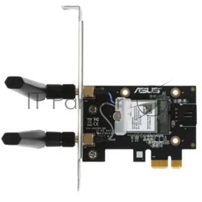 Сетевой адаптер ASUS PCE-BE6500 WiFi 7 Bluetooth 5.4 2882+2882+688Mbps 6GHz/5GHz/2.4GHz 