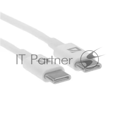 Кабель USB Defender F182 TypeC-TypeC 2м, белый
