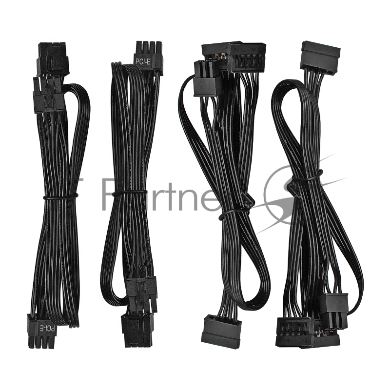 Блок питания серверный 400W ExeGate ServerPRO-400PAS (ATX, APFC, КПД 80% (80 PLUS), 12cm fan, 24pin, 2x(4+4)pin, 4xPCI-E, 6xSATA, 4xIDE, Cable Management, black)