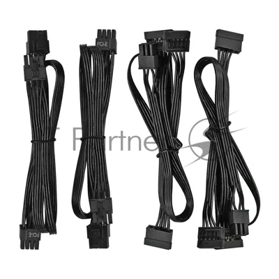 Блок питания серверный 500W ExeGate ServerPRO-500PAS (ATX, APFC, КПД 80% (80 PLUS), 12cm fan, 24pin, 2x(4+4)pin, 4xPCI-E, 6xSATA, 4xIDE, Cable Management, black)