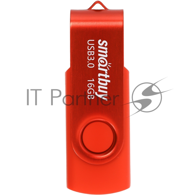 Флешка USB SmartBuy Twist Red (SB016Gb3TWR), 16Gb, USB 3.0, R/W 70/40, красный