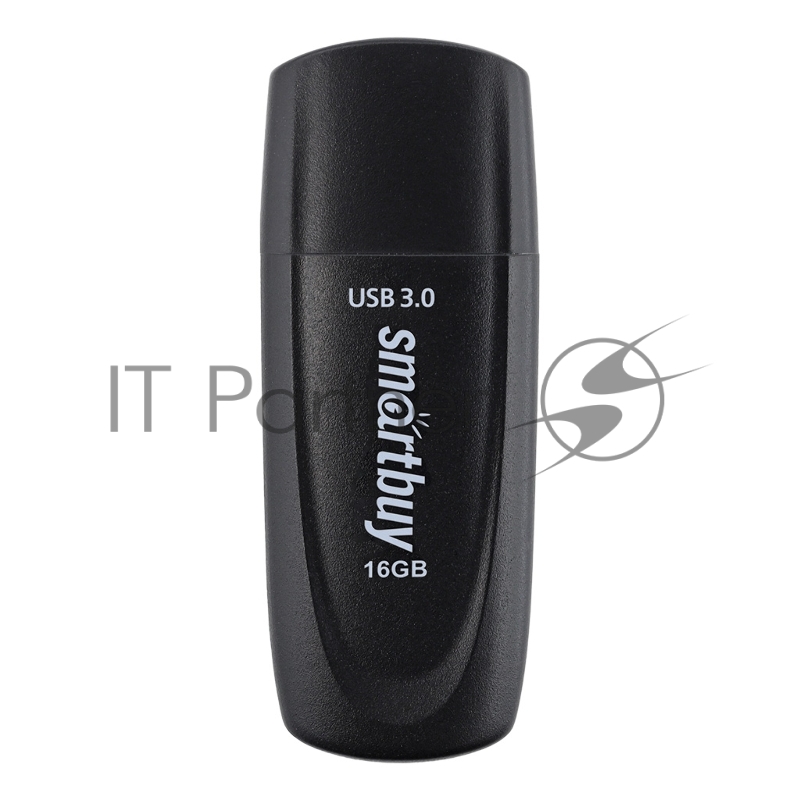 Флешка USB Smartbuy Scout Black (SB016Gb3SCK), 16Gb, USB 3.0/3.1, R/W 100/40, черный