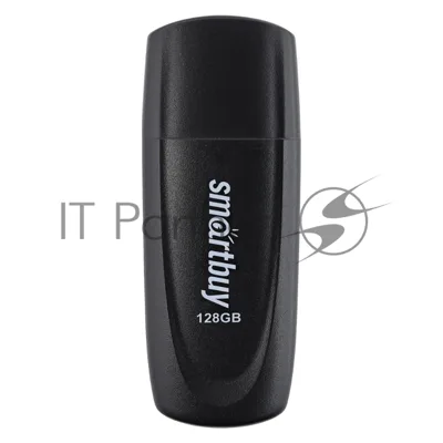Флешка USB SmartBuy Scout black (SB128Gb2SCK), 128Gb, USB 2.0, R/W 30/15, черный