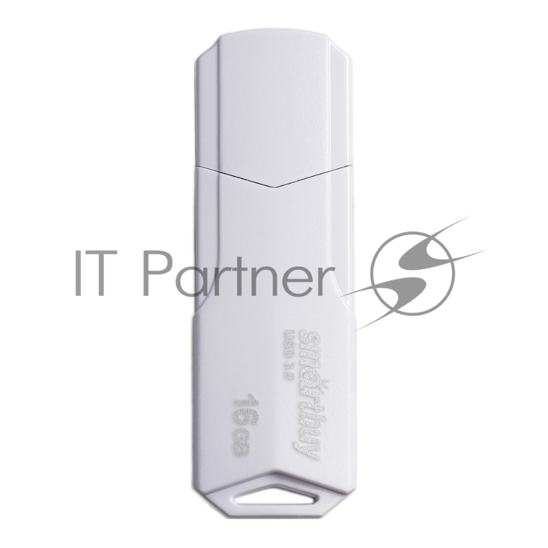 Флешка USB Smartbuy CLUE white (SB16GbCLU-W3), 16Gb, USB 3.0/3.1, R/W 70/25, белый