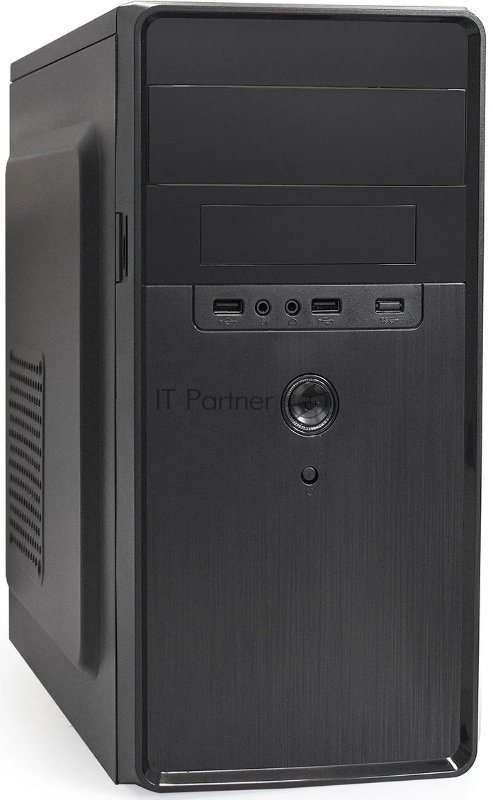 Компьютерный корпус Minitower ExeGate BA-309-UNS500 (mATX, БП UNS500 с вент. 12см, 2*USB, HD аудио, черный)