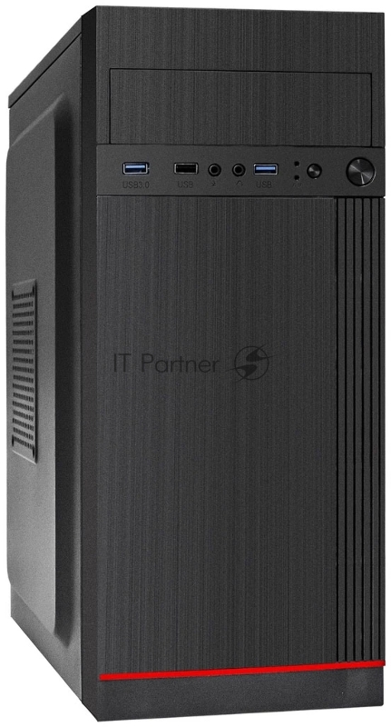 Компьютерный корпус Miditower ExeGate AA-442U2-UNS400 (ATX, БП UNS400 с вент. 12см, 1хUSB+2хUSB 3.0, аудио, черный)