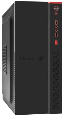 Компьютерный корпус Miditower ExeGate AA-443U-UNS350 (ATX, БП UNS350 с вент. 12см, 2хUSB+1хUSB 3.0+HD Audio, черный)