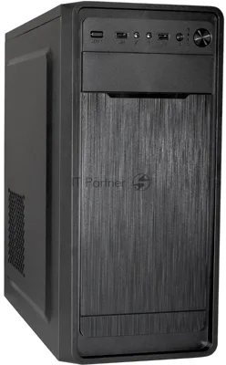 Компьютерный корпус Miditower ExeGate XP-332-UNS400 (ATX, БП UNS400 с вент. 12см, 2хUSB, аудио, черный)