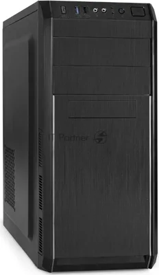 Компьютерный корпус Miditower ExeGate XP-334UC-UNS400 (ATX, БП UNS400 с вент. 12см, 1хUSB/1хUSB 3.0/1хTypeC, аудио, черный)