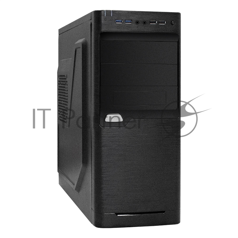 Компьютерный корпус Miditower ExeGate XP-330U-UNS500 (ATX, БП UNS500 с вент. 12см, 2хUSB/2хUSB 3.0, аудио, черный)