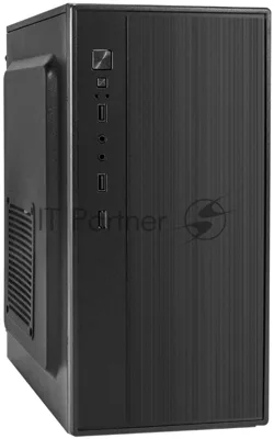 Компьютерный корпус Minitower ExeGate BAA-408-UNS450 (mATX, БП UNS450 с вент. 12см, 2хUSB, HD Audio, черный)