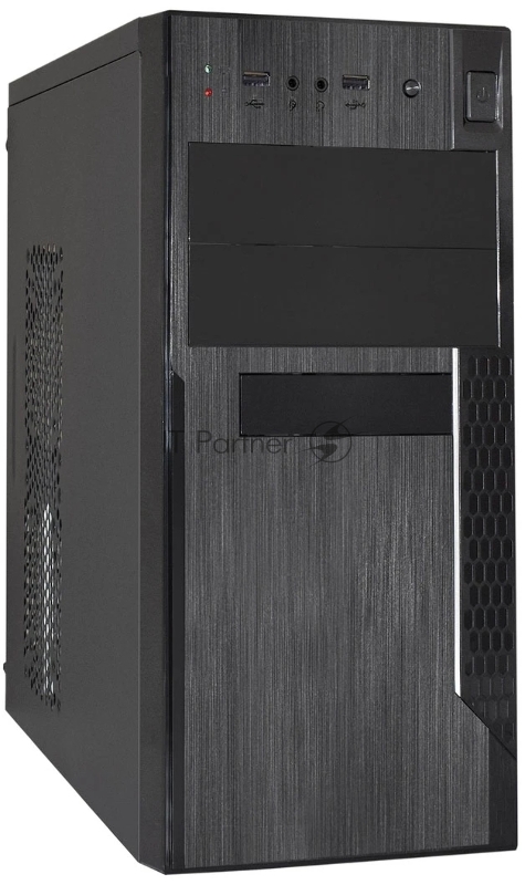 Компьютерный корпус Minitower ExeGate EX299312RUS MA-373X-UNS500 (mATX, БП UNS500 с вент. 12см, 2*USB, аудио, черный)