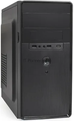 Компьютерный корпус Minitower ExeGate BA-309-UNS400 (mATX, БП UNS400 с вент. 12см, 2*USB, HD аудио, черный)