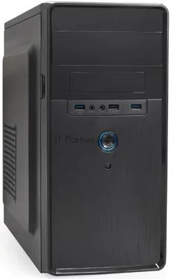 Компьютерный корпус Minitower ExeGate BA-309U2-UNS400 (mATX, БП UNS400 с вент. 12см, 1хUSB+2хUSB 3.0, HD аудио, черный)