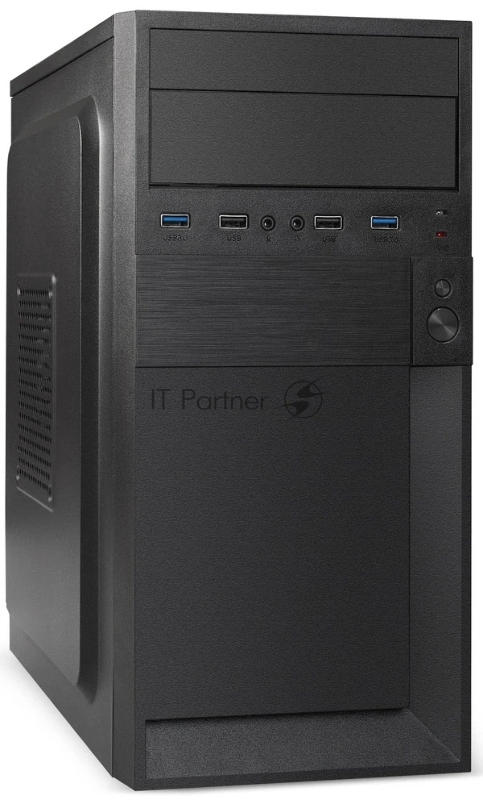 Компьютерный корпус Minitower ExeGate BAA-105U2-01-UNS500 (mATX, БП UNS500 с вент. 12см, 2*USB+2*USB 3.0, аудио, черный)