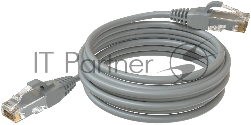 Патч-корд Sysmatrix PC 4545.5EU26.5LSZHGY U/UTP RJ-45 вил.-вилка RJ-45 кат.5E 5м серый LSZH