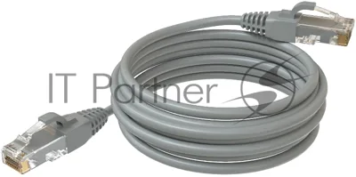 Патч-корд Sysmatrix PC 4545.5EU26.5LSZHGY U/UTP RJ-45 вил.-вилка RJ-45 кат.5E 5м серый LSZH