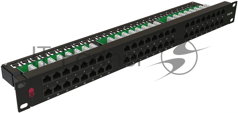 Патч-панель Sysmatrix PP 1901U.S485EU.M 19" 1U 48xRJ45 кат.5E