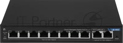 Коммутатор Netis ST210GPD-2G (L2) 10x1 Гбит/с 8PoE 117W настраиваемый