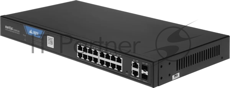 Коммутатор Netis ST220GPR-2G2S, 16×1 Гбит/с PoE+ + 2×1 Гбит/с + 2×1 Гбит/с SFP, настраиваемый