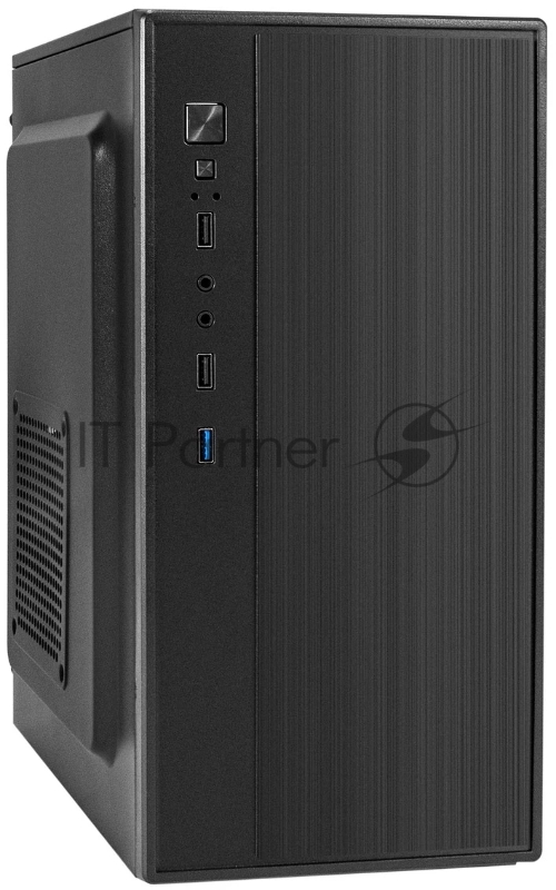 Компьютерный корпус Minitower ExeGate BAA-408U-AA500 (mATX, БП AA500 с вент. 8см, 2хUSB/1хUSB 3.0, HD Audio, черный)
