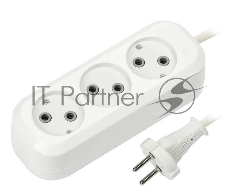 Удлинитель бытовой Smartbuy (SBE-10-3-07-N) 3 гнз х 7,0 м (10А/2.2 кВт, ПВС 2х1.0)