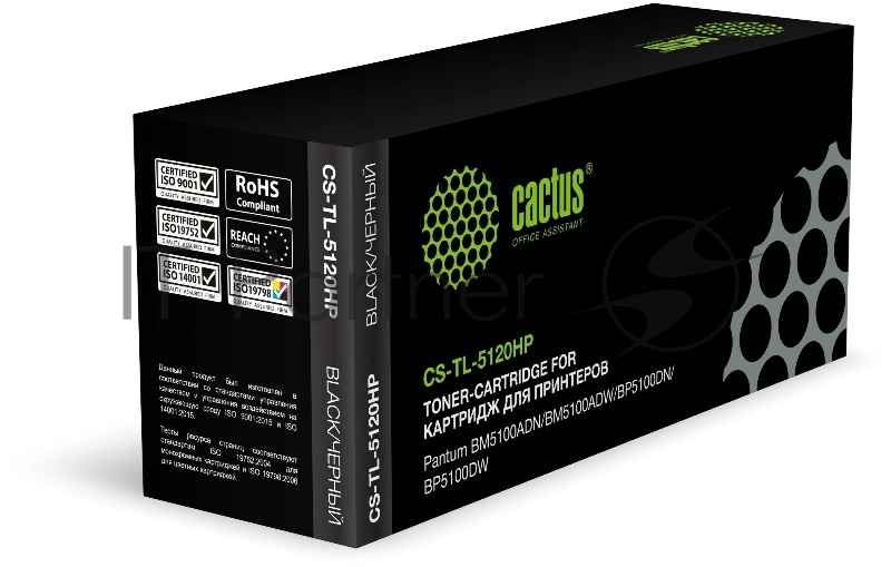 Картридж лазерный Cactus CS-TL-5120HP TL-5120HP черный (6000стр.) для Pantum BM5100ADN/BM5100ADW/BP5100DN/BP5100DW