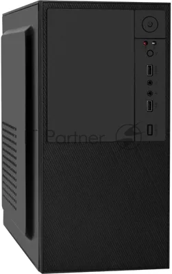 Компьютерный корпус Minitower ExeGate BAA-308-UNS400 (mATX, БП UNS400 с вент. 12см, 2хUSB, HD Audio, черный)