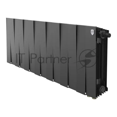 Радиатор биметаллический Royal Thermo PianoForte 300 черный VR80 - 14 секц.