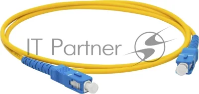 Патч-корд LANMASTER LAN-SC-SC/SU-2.0 1x9/125 OS2 SC-SC 2м LSZH желтый