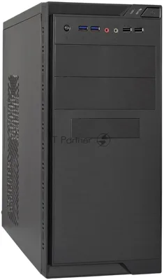 Компьютерный корпус Minitower ExeGate MA-372UX-UNS400 (mATX, БП UNS400 с вент. 12см, 2хUSB+2хUSB3.0, аудио, черный)