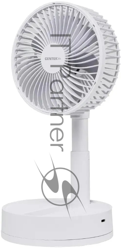 Вентилятор Centek CT-5043 белый, настольный, 8.5 Вт, 4 скорости, 15 см