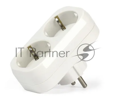 Разветвитель Smartbuy (SBE-16-A02-2z) 2 гнезда белый