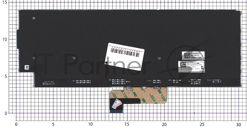 Клавиатура для ноутбука Lenovo Yoga 9 14IRP8 серебристая