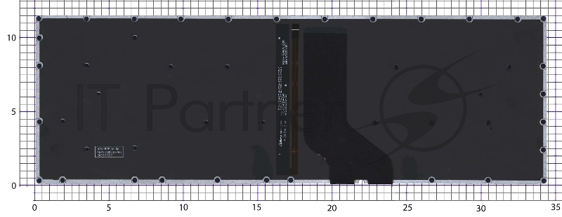Клавиатура для ноутбука Acer Aspire 7 A717-72 черная с подсветкой