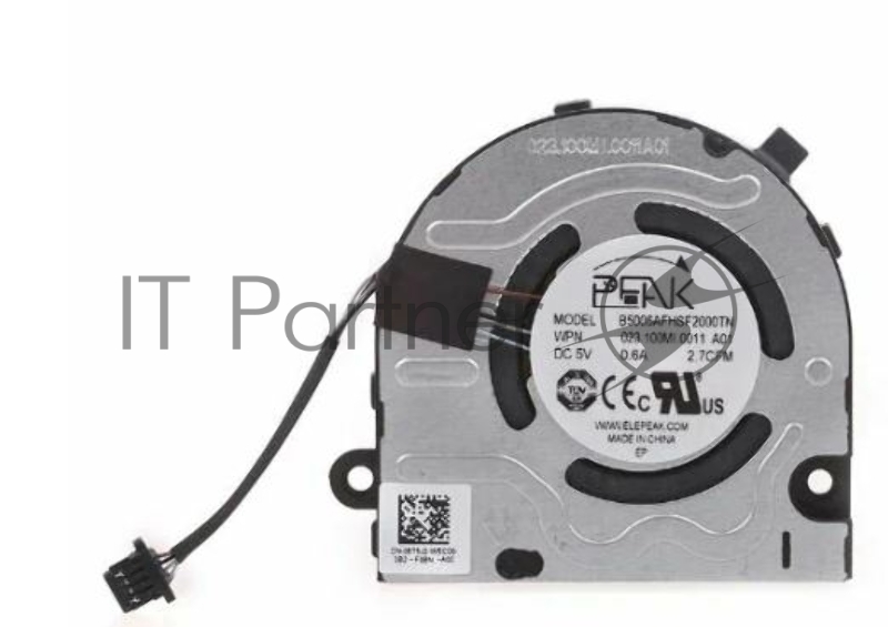 Вентилятор (кулер) для ноутбука Dell Inspiron 13 Pro 5310 Vostro 5310 Latitude 3320 CPU