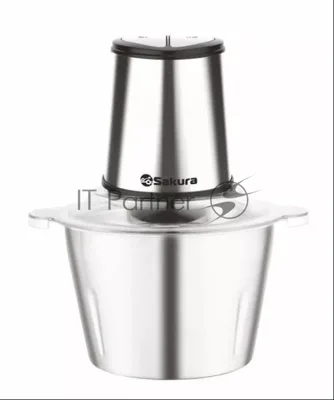 Чоппер Sakura SA-6246BS 600Вт 2 л стальная чаша