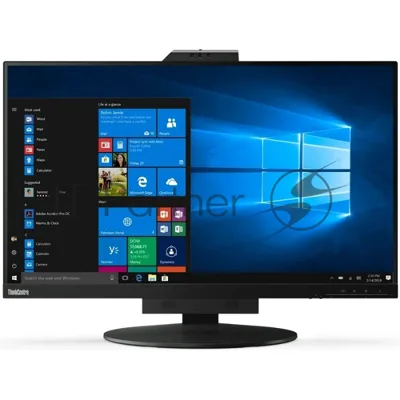 Монитор 27" Lenovo ThinkCentre Tiny-In-One 27 (11JHRAT1UK) IPS 2560x1440, 60 Гц, 4 мс, 16:9, 350 кд/м², HDMI, DisplayPort, USB-хаб, встроенные динамики, веб-камера, микрофон, Flicker Free, Low Blue Light, регулировка по высоте, поворот на 90 градусов, черный