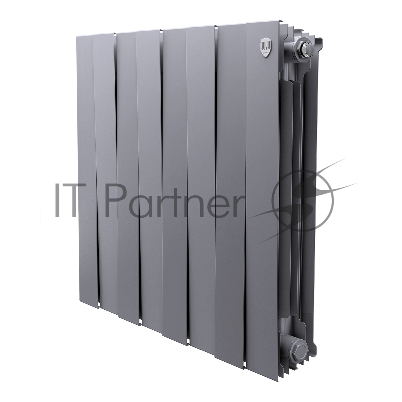 Радиатор биметаллический Royal Thermo PianoForte 500 серебристый - 8 секц.