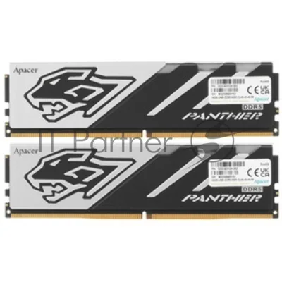 Оперативная память Apacer Panther, DDR5, 32GB (2x16GB), 6000 MHz, CL40, с радиатором