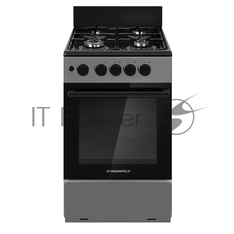 Плита газовая Maunfeld MGC50GEGR08 серый, конфорок 4 шт, духовка 59 л, 50 см x 88 см x 65 см